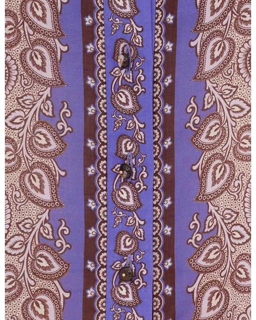 Zimmermann Purple Maxine Shirt