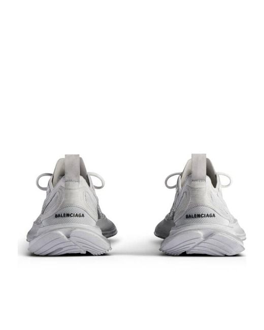 Balenciaga White Circuit Lace-Up Sneakers for men