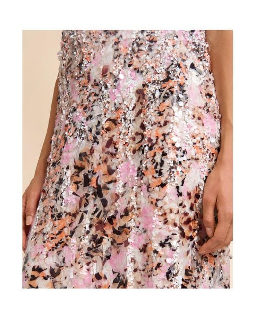 Marni Natural Sequin Midi Dress