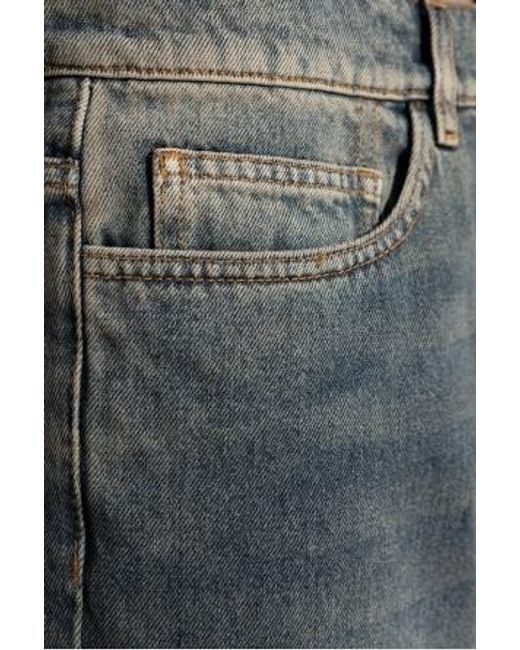 Zadig & Voltaire Gray John Faded-Wash Jeans for men