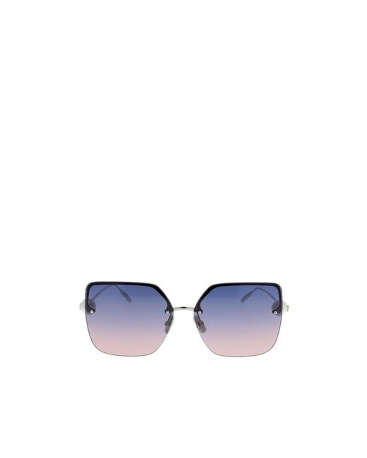 Givenchy Blue Eyewear Butterfly Frame Sunglasses