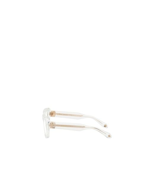 Matsuda White Full Frame Plain Mirror for men