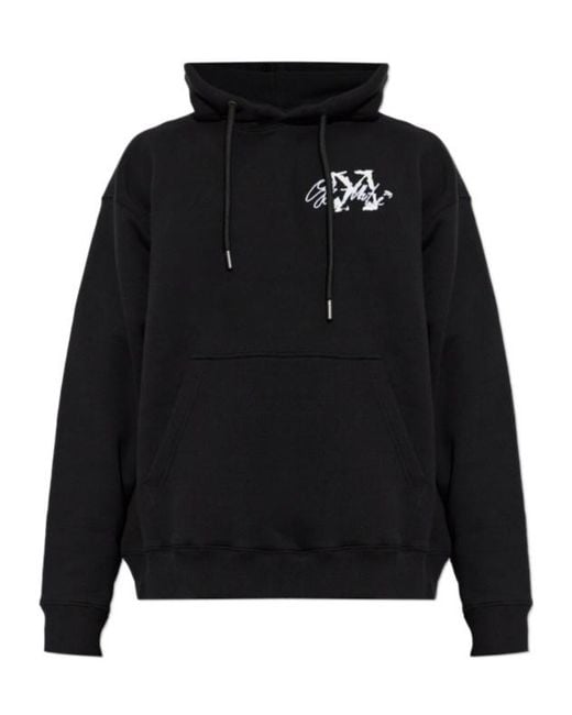 Off-White c/o Virgil Abloh Black Long-Sleeve Sweatshirt for men