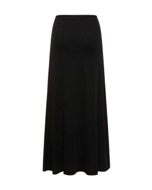 Christopher Esber Black Openwork Ruffle Skirt