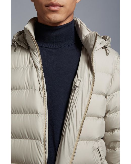 Moncler Gray Arneb Zip-Up Padded Jacket for men