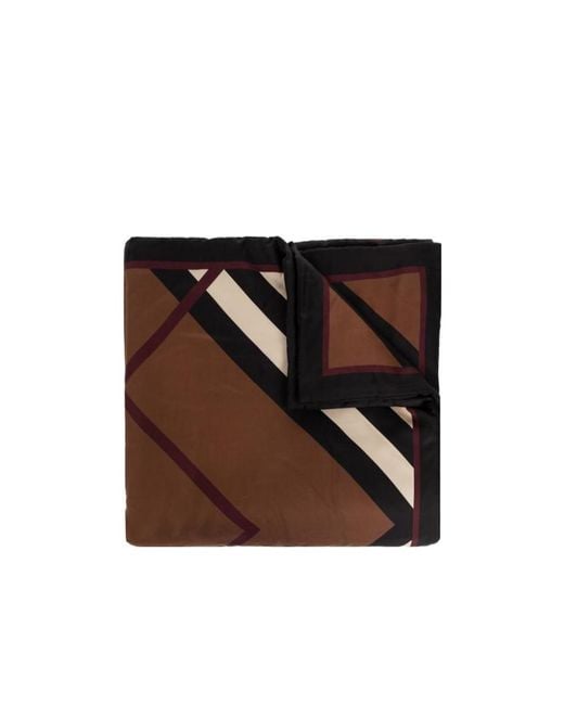 Burberry Black Logo Detail Scarf