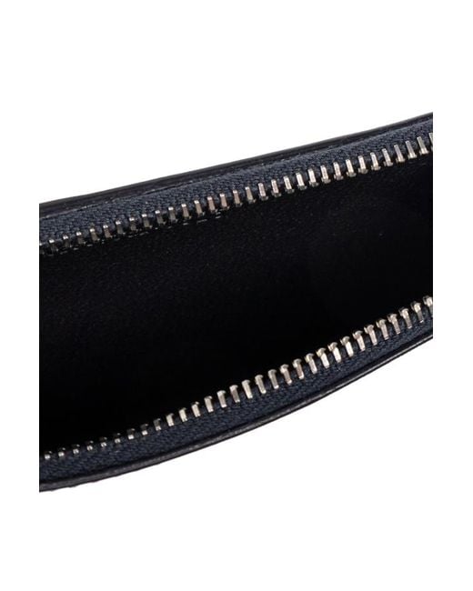 Saint Laurent Blue Paris Zipped Cardholder for men