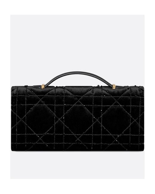 【DIOR】MISS CARO TOP HANDLE POUCH Dior Miss Caro Top Handle Pouch in Black | Lyst
