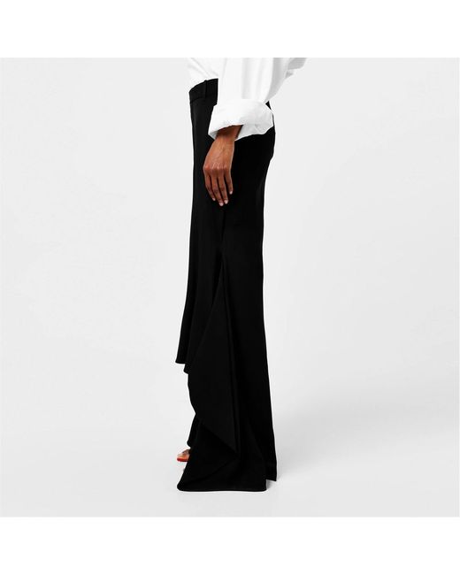 Balenciaga Black Godet Skirt