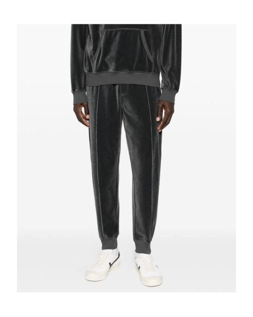 Tom Ford Black Velour Joggers for men