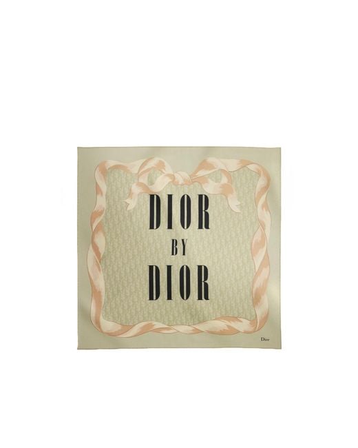 Dior Metallic Printed Square Scarf