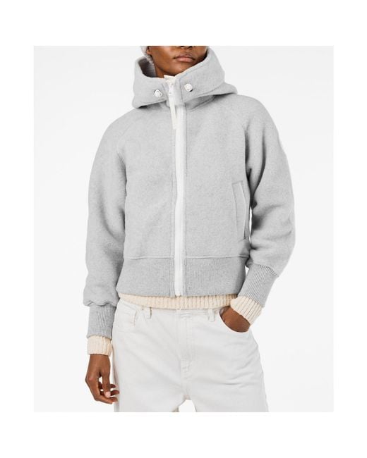 Canada Goose Gray Hooded Coat