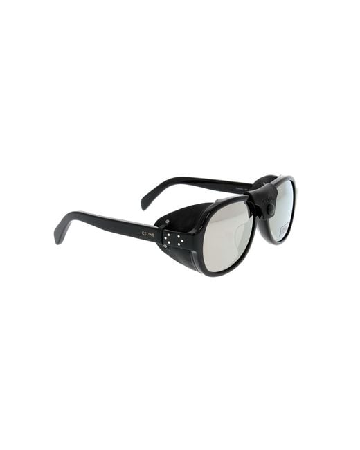 Céline Black Logo Sunglasses