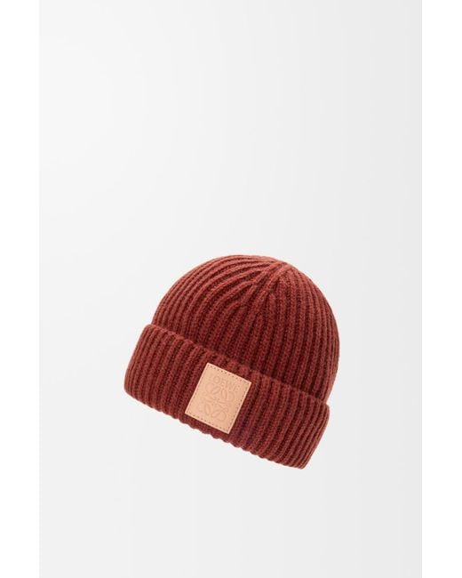 Loewe Red Beanie
