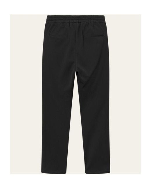 Les Deux Black Drawstring Casual Pants for men