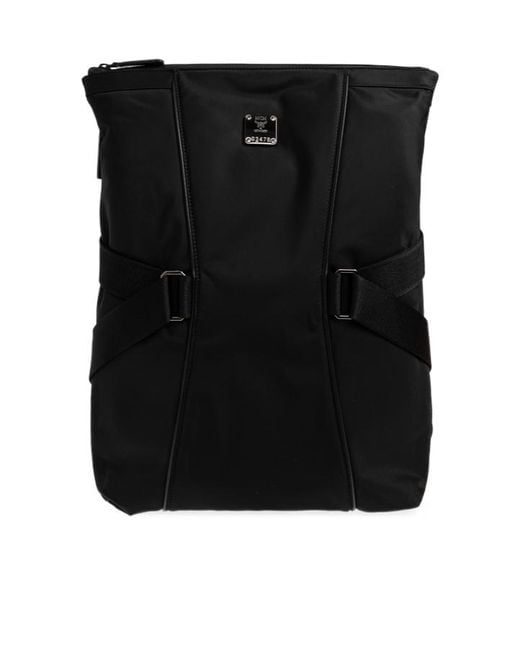 MCM Black Aren Nova Backpack for men