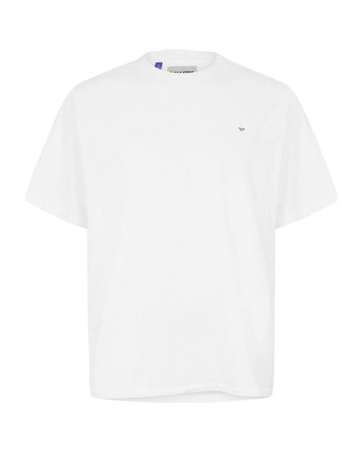GALLERY DEPT. White Solid Color T-Shirt for men