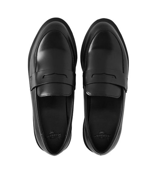 Dr. Martens Black Solid Color Loafers