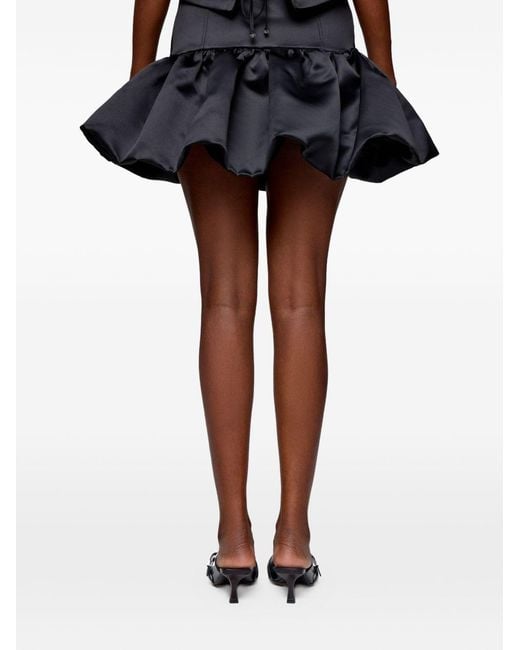 Ganni Blue Satin Skirt