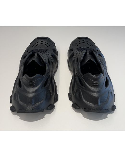 Balenciaga Black All-Over Cut Out Sneakers for men