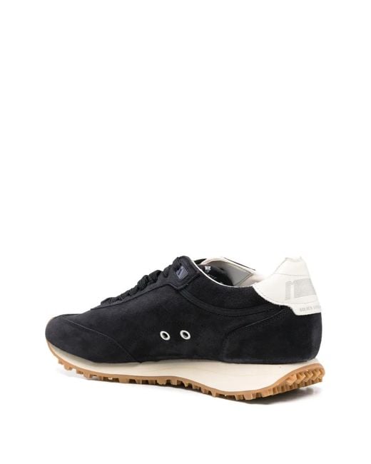 Golden Goose Deluxe Brand Black Marathon Lace-Up Sneakers for men