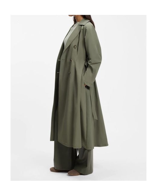 Boss Green Water-Repellent Trench Coat With Belt