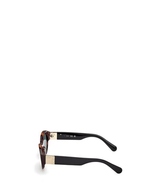 MAX&Co. White Oval Frame Sunglasses