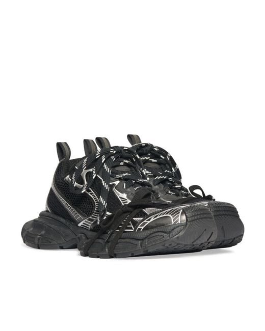 Balenciaga Black 3Xl Low-Top Sneakers