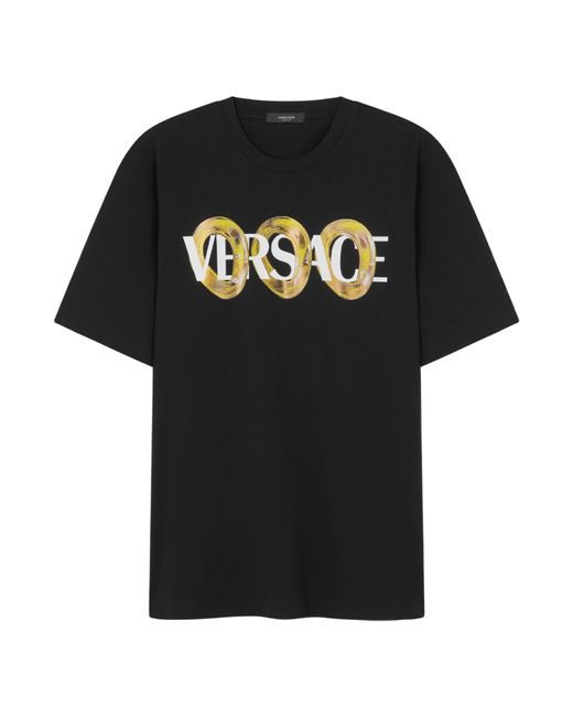 Versace Black T-Shirts And Polos for men