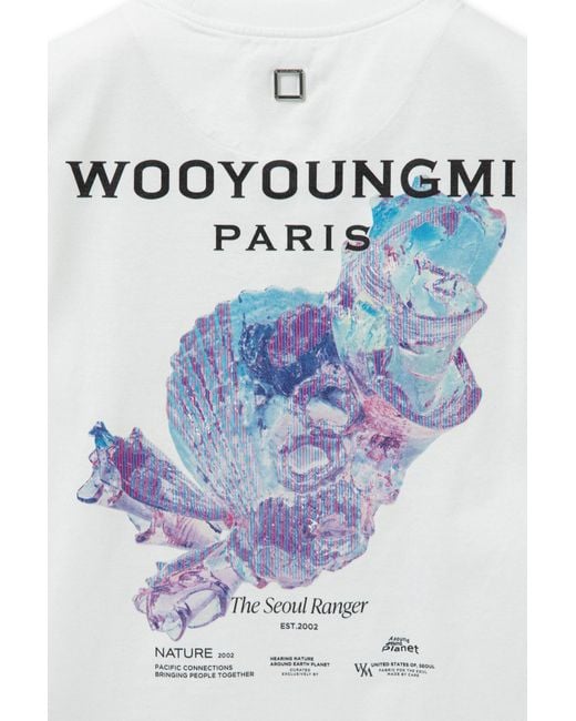 Wooyoungmi White Short-Sleeved T-Shirt