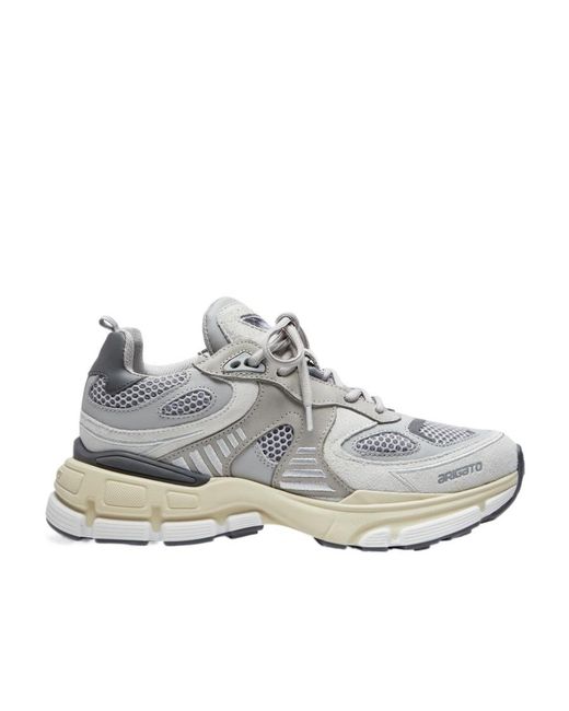 Axel Arigato Gray Sphere Lace-Up Sneakers