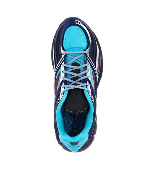 Reebok Blue Premier Road Lace-Up Sneakers for men