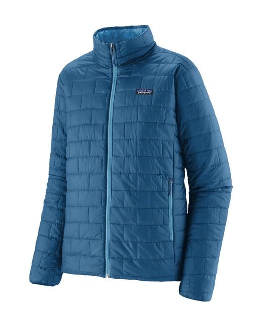 Patagonia Blue Nano Puff Quilted Jacket for men