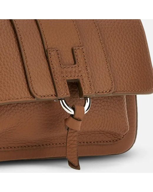 Hogan Brown Trend Flap Bag