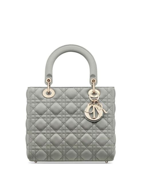 Dior Gray Medium Lady Bag
