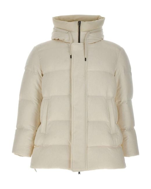 Herno Natural Long-Sleeved Down Jacket for men