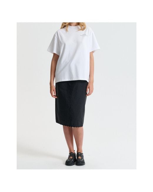 CECILIE BAHNSEN White Short Sleeve T-Shirt