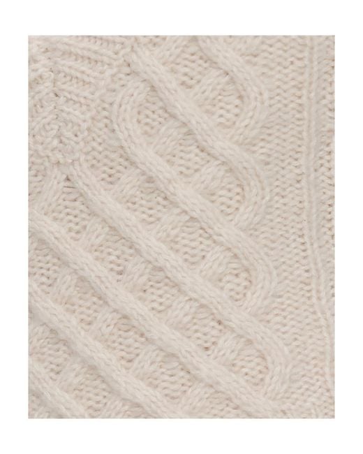 Rag & Bone Natural Cable-Knit V-Neck Vest