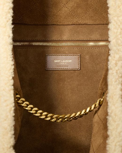 Saint Laurent Natural Icare Handbag
