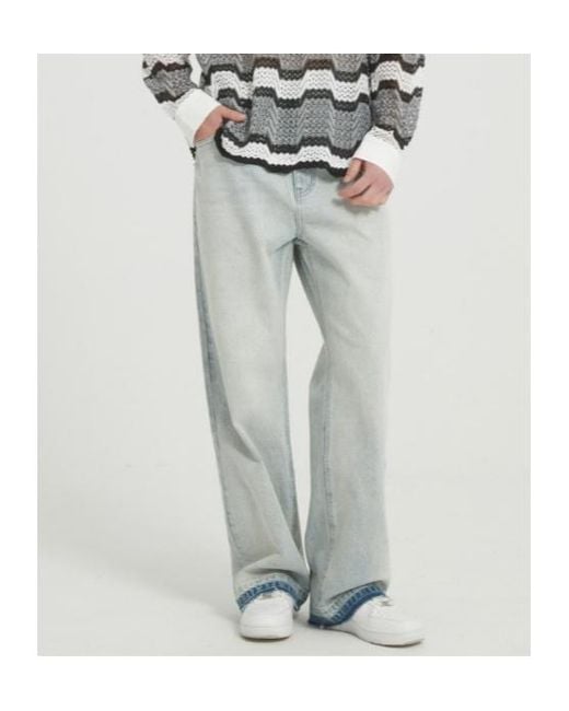Marissa Chiara Gray Belt Loop Jeans for men