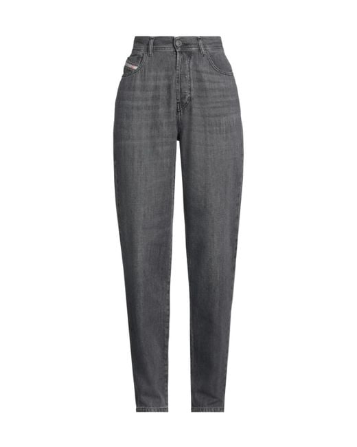 DIESEL Gray Denim Trousers