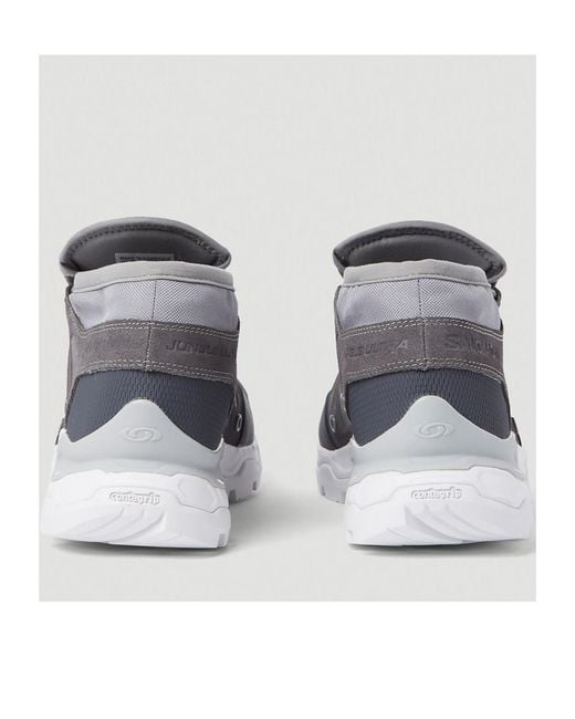 And Wander Gray X Salomon Jungle Lace-Up Sneakers for men