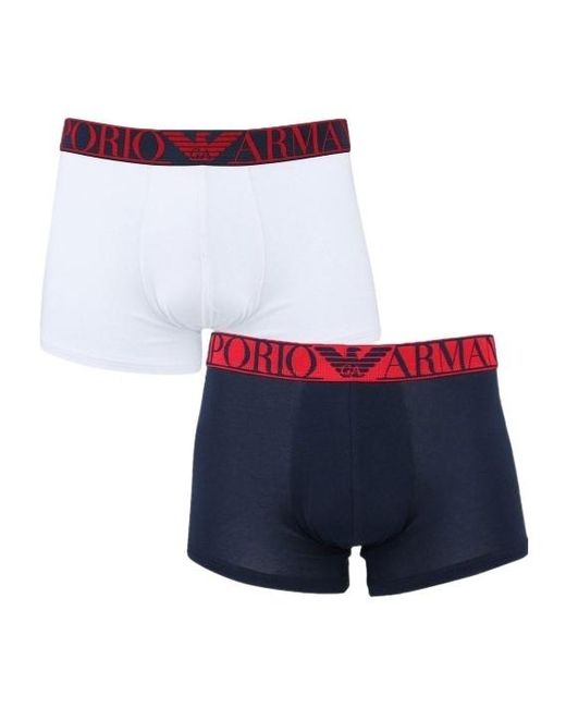 Emporio Armani White Logo Underwear Two-Piece Set for men