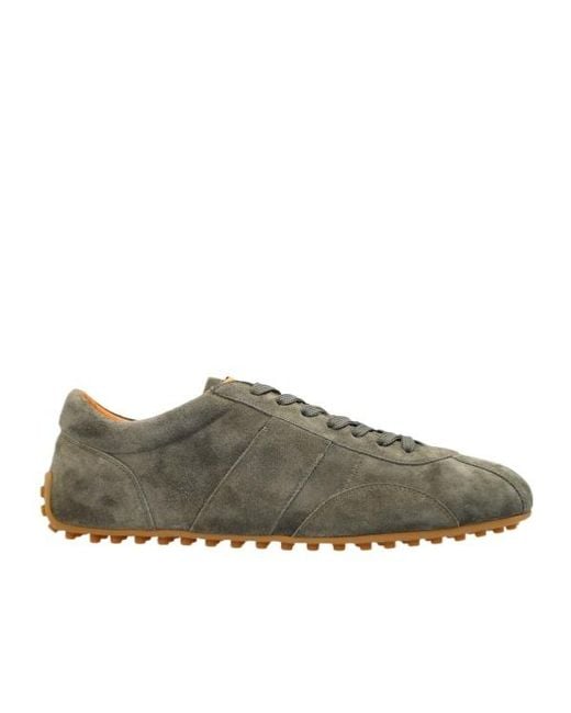 Tod's Green Lace-Up Sneakers for men