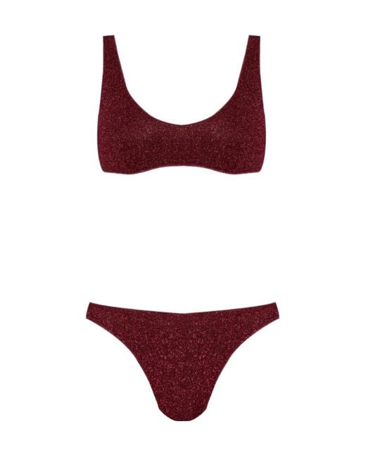 Oseree Red Sports Bikini Set