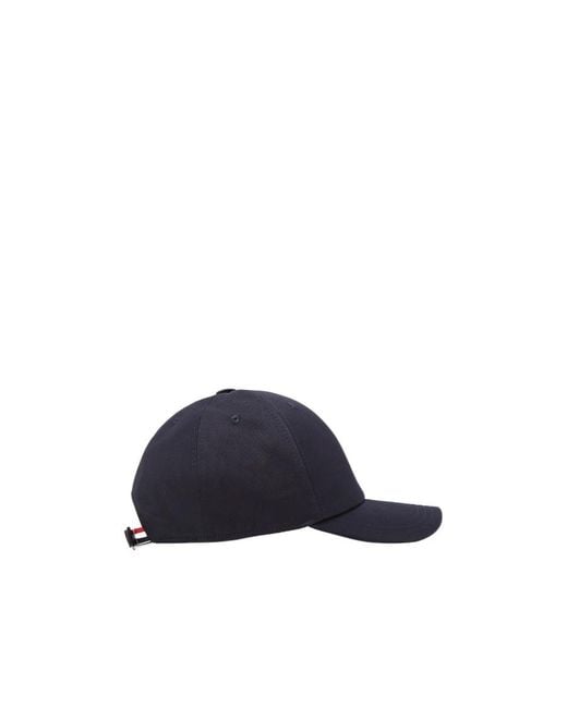 Thom Browne Blue Classic Adjustable-Buckle Baseball Cap for men