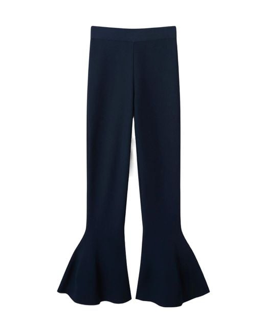 Stella McCartney Blue Elastic Waist Casual Pants