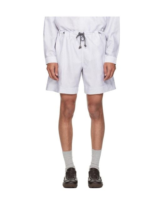 Kiko Kostadinov Blue Kyan Shorts for men