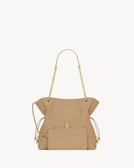 Saint Laurent Natural Jamie Shoulder Bag