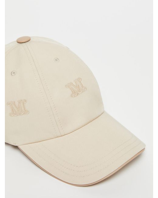 Max Mara Natural Logo Embroidered Baseball Cap